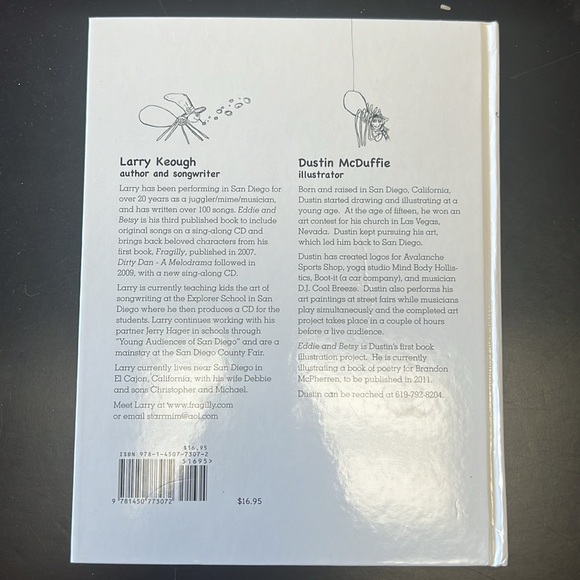 Eddie and Betsy two it’s bitsy spiders Book with Audio CD. VINTAGE. BRAND NEW! - Picture 2 of 5